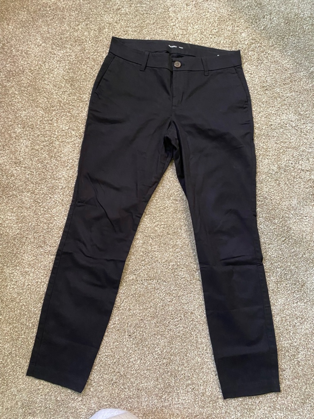 Old Navy Black Skinny Khaki Pants
